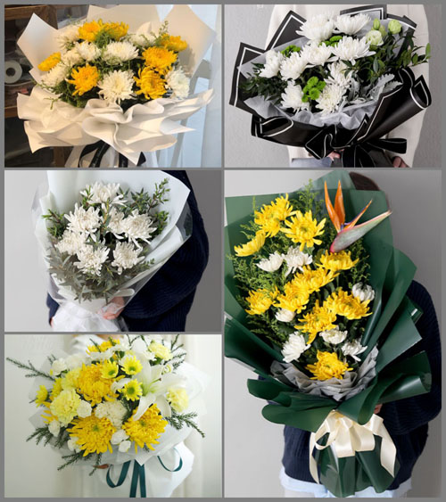 广东广州市花都区花东镇河联村白事花束代送